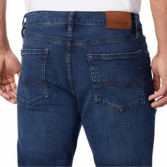 Urban Star Blue Denim Relax Fit Straight Leg Jeans - Picture 4 of 5